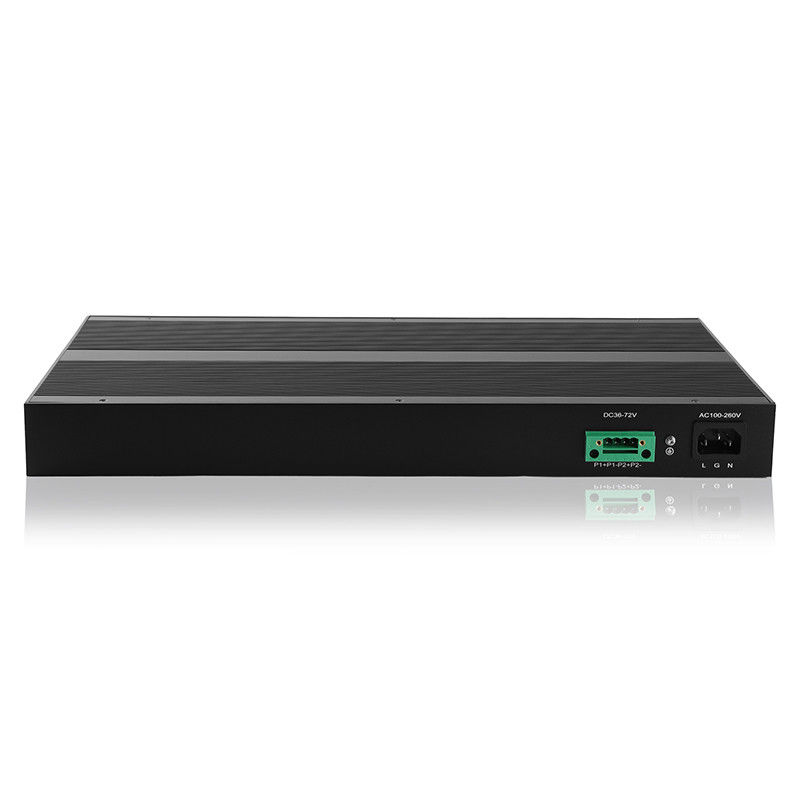 24 Port Industrial Unmanaged POE Switch 10/100/1000Mbps 4 SFP Slot Ports