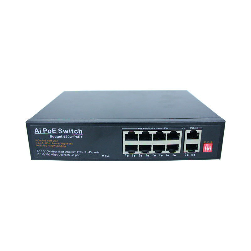 IEEE802.3 Unmanaged Gigabit Switch 8 Ports And 2 100M Electrical Ports